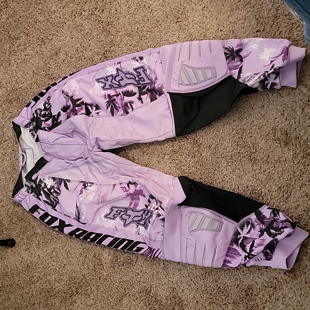 Fox 180 Women's riding pants Purple size 11/12